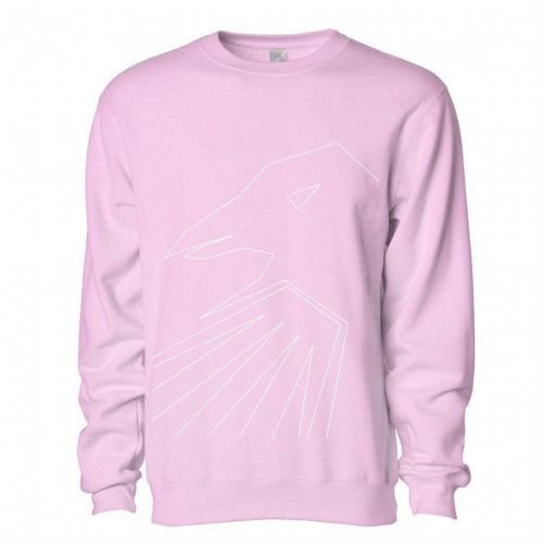 Свитшот SHADOW Thin Line Crew розовый  L